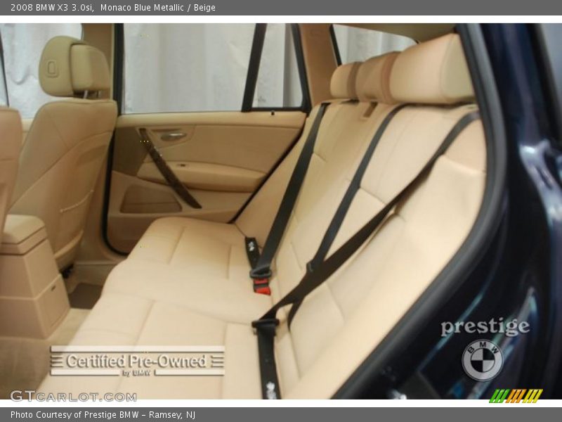 Monaco Blue Metallic / Beige 2008 BMW X3 3.0si
