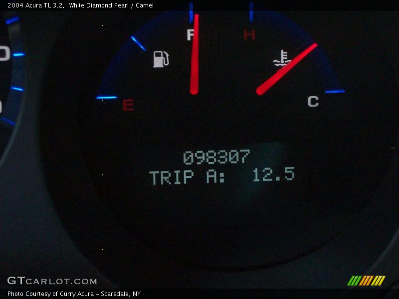 White Diamond Pearl / Camel 2004 Acura TL 3.2