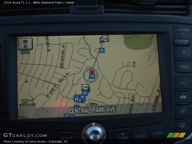 White Diamond Pearl / Camel 2004 Acura TL 3.2
