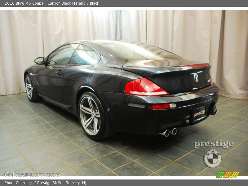 Carbon Black Metallic / Black 2010 BMW M6 Coupe