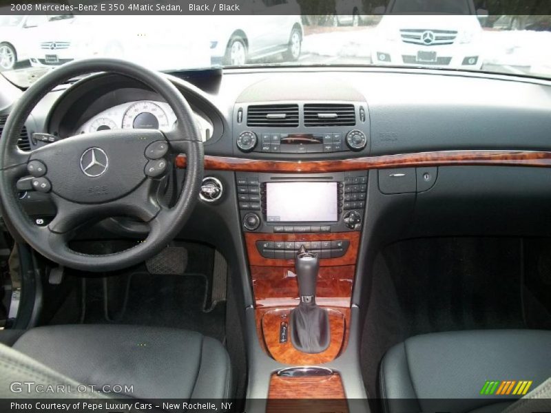 Black / Black 2008 Mercedes-Benz E 350 4Matic Sedan