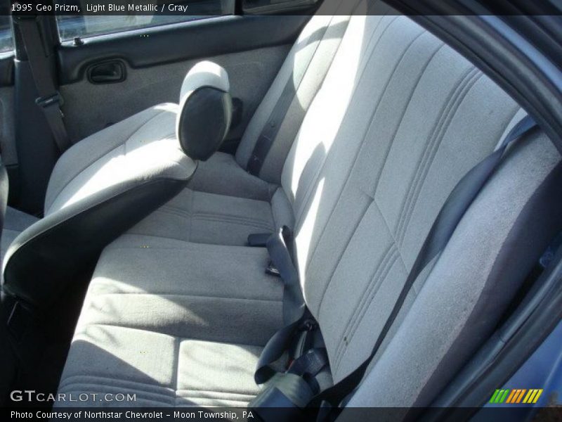 Light Blue Metallic / Gray 1995 Geo Prizm
