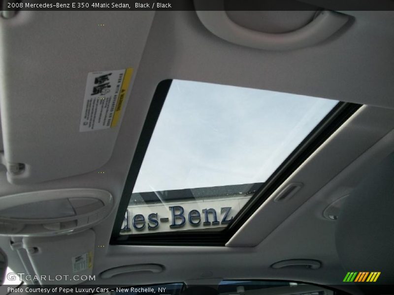 Black / Black 2008 Mercedes-Benz E 350 4Matic Sedan