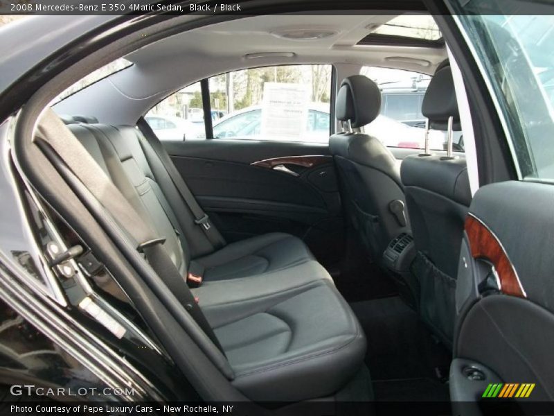 Black / Black 2008 Mercedes-Benz E 350 4Matic Sedan