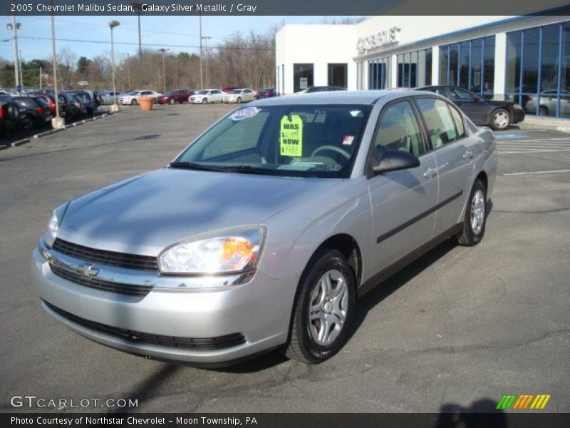 Galaxy Silver Metallic / Gray 2005 Chevrolet Malibu Sedan