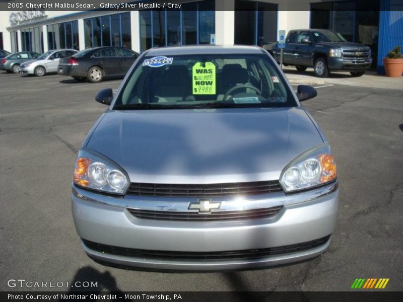 Galaxy Silver Metallic / Gray 2005 Chevrolet Malibu Sedan