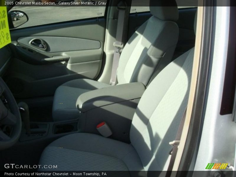 Galaxy Silver Metallic / Gray 2005 Chevrolet Malibu Sedan