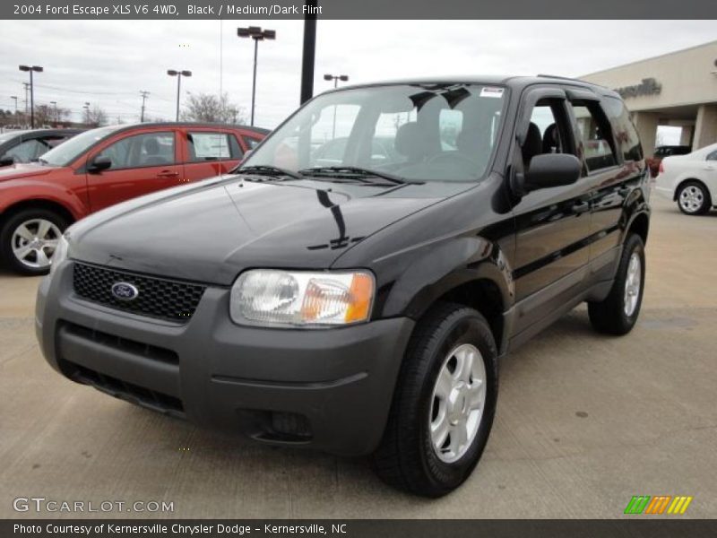 Black / Medium/Dark Flint 2004 Ford Escape XLS V6 4WD