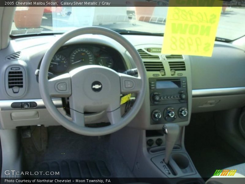 Galaxy Silver Metallic / Gray 2005 Chevrolet Malibu Sedan