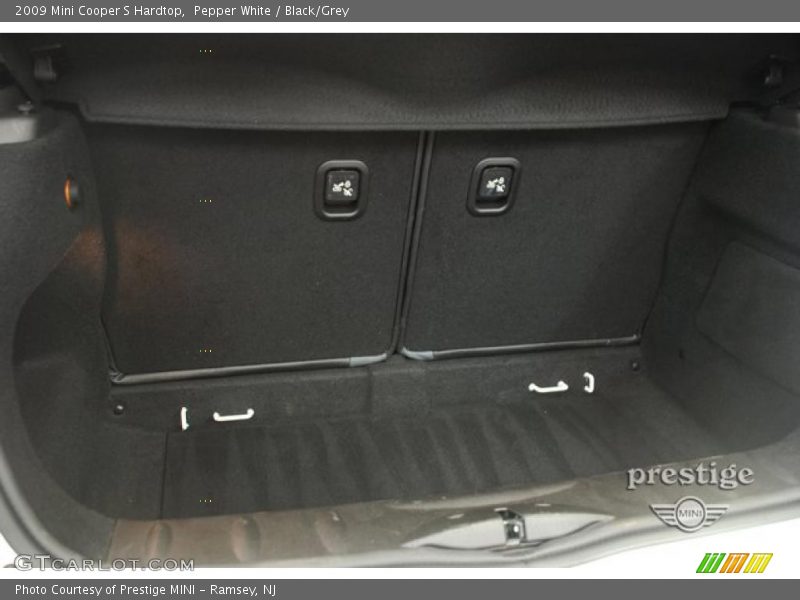 Pepper White / Black/Grey 2009 Mini Cooper S Hardtop