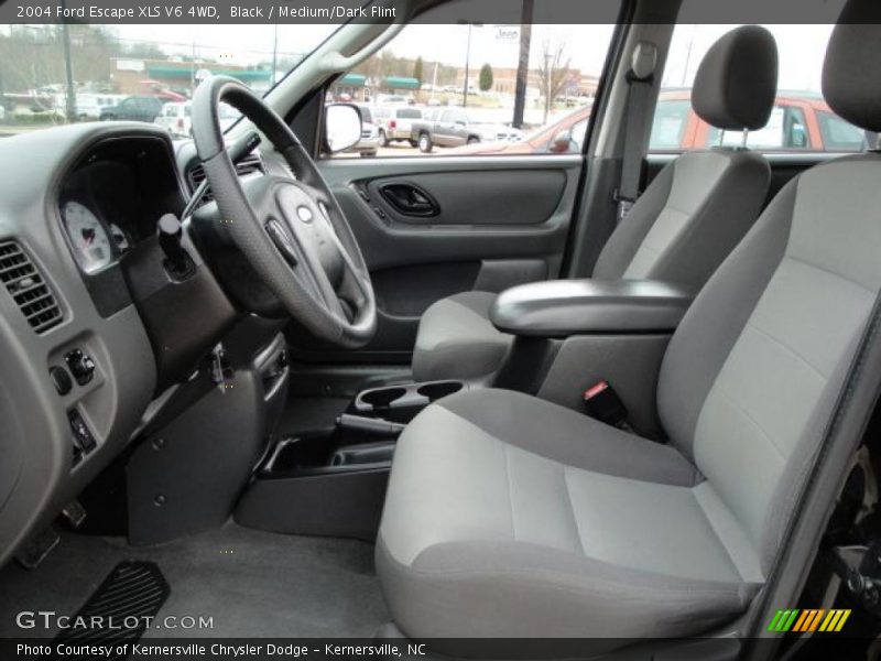 Black / Medium/Dark Flint 2004 Ford Escape XLS V6 4WD