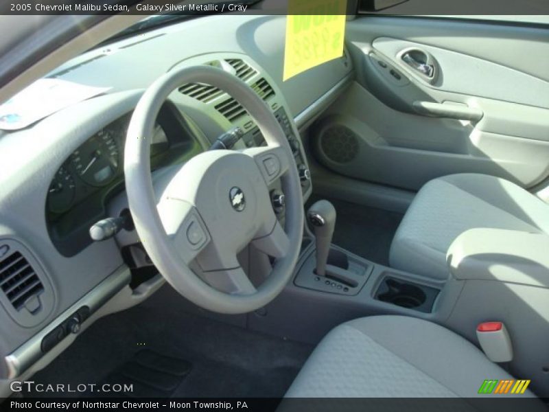 Galaxy Silver Metallic / Gray 2005 Chevrolet Malibu Sedan
