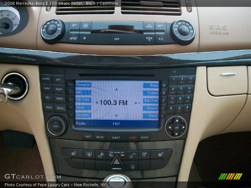 Black / Cashmere 2008 Mercedes-Benz E 350 4Matic Sedan