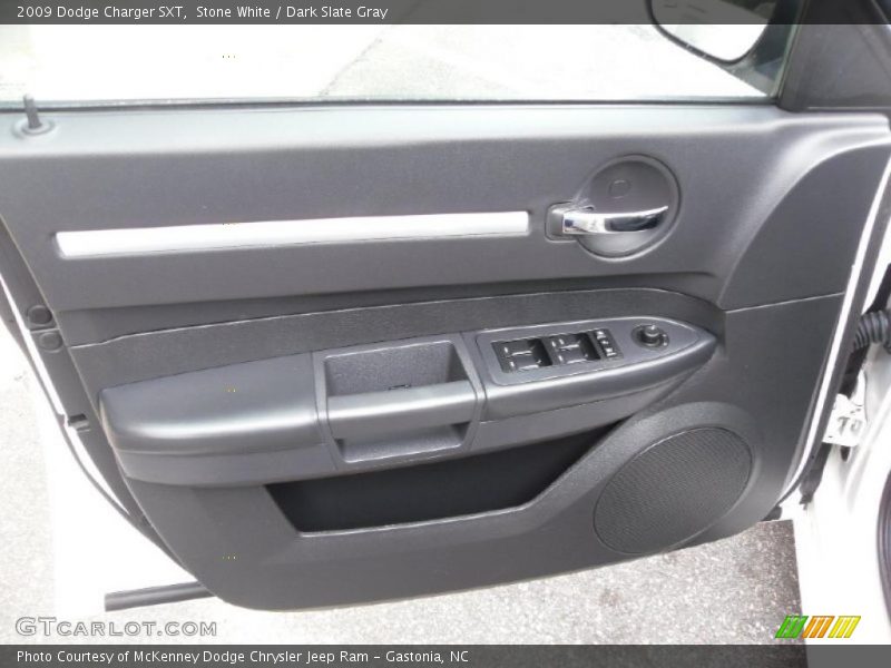 Stone White / Dark Slate Gray 2009 Dodge Charger SXT