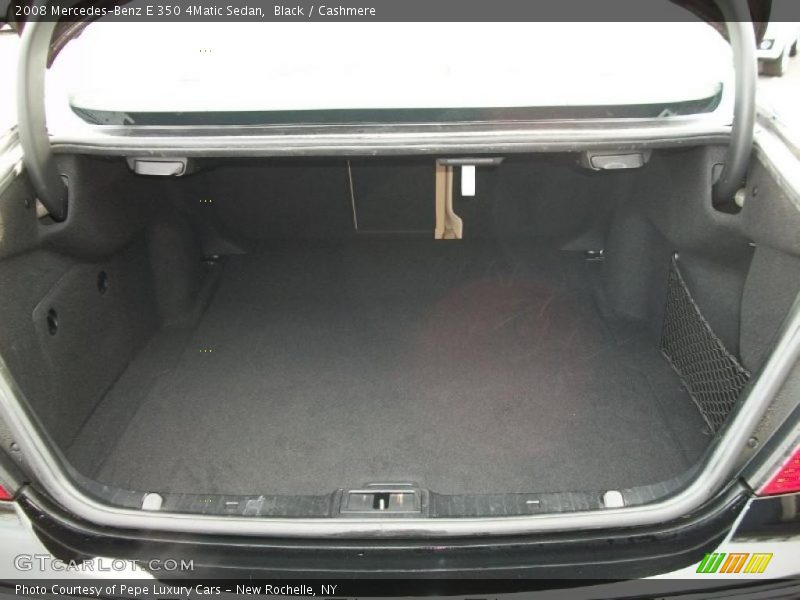 Black / Cashmere 2008 Mercedes-Benz E 350 4Matic Sedan