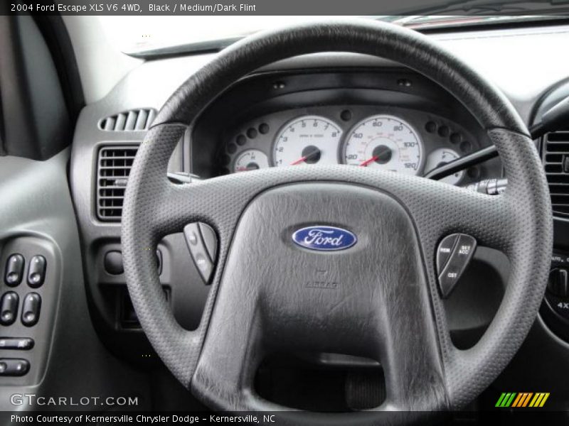 Black / Medium/Dark Flint 2004 Ford Escape XLS V6 4WD