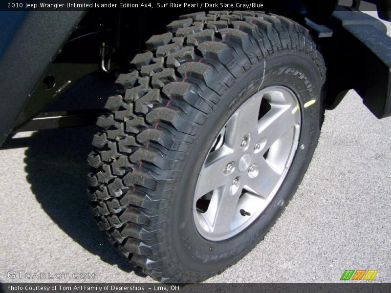 Surf Blue Pearl / Dark Slate Gray/Blue 2010 Jeep Wrangler Unlimited Islander Edition 4x4