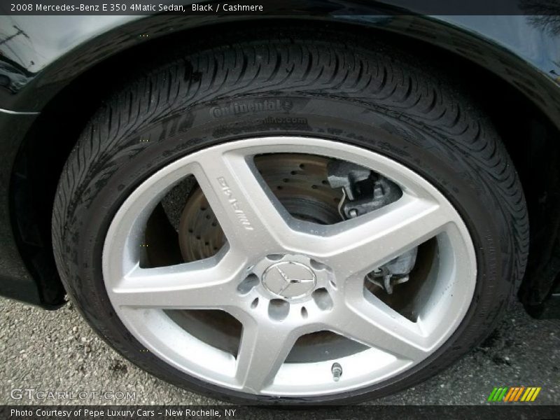 Black / Cashmere 2008 Mercedes-Benz E 350 4Matic Sedan