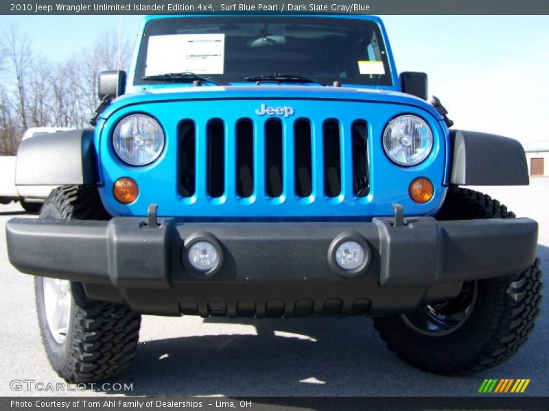 Surf Blue Pearl / Dark Slate Gray/Blue 2010 Jeep Wrangler Unlimited Islander Edition 4x4