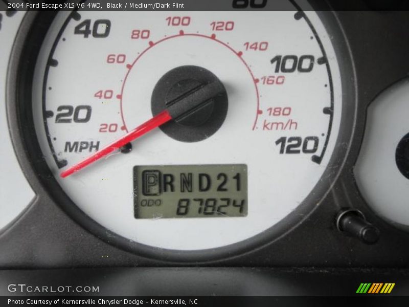 Black / Medium/Dark Flint 2004 Ford Escape XLS V6 4WD