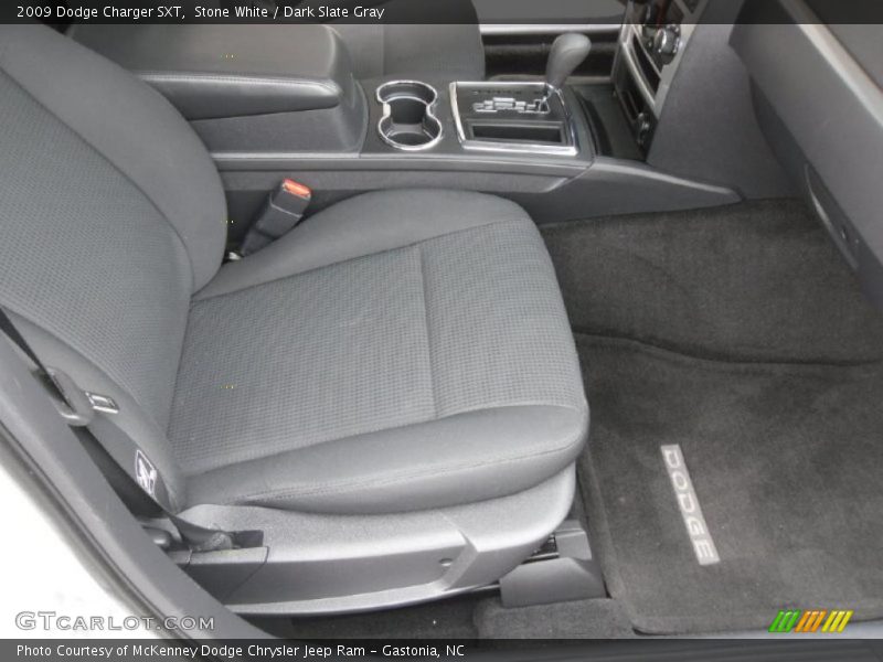 Stone White / Dark Slate Gray 2009 Dodge Charger SXT