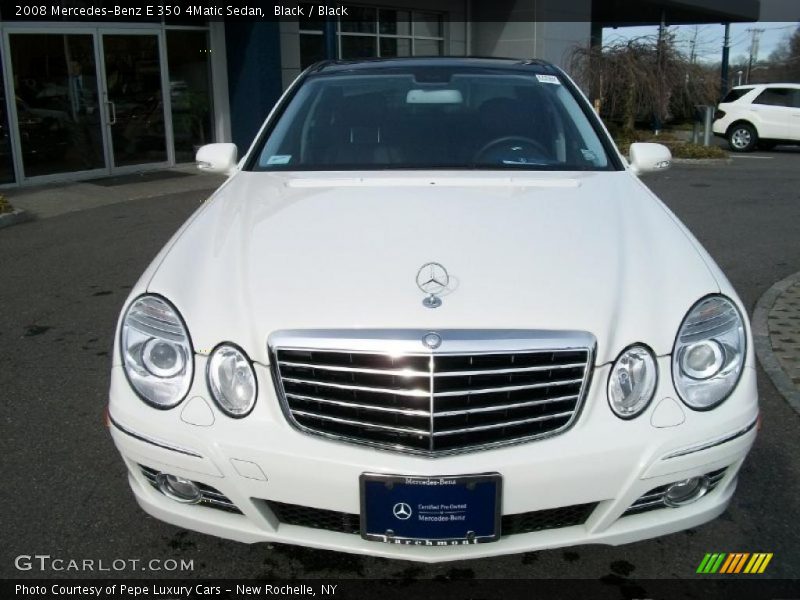 Black / Black 2008 Mercedes-Benz E 350 4Matic Sedan