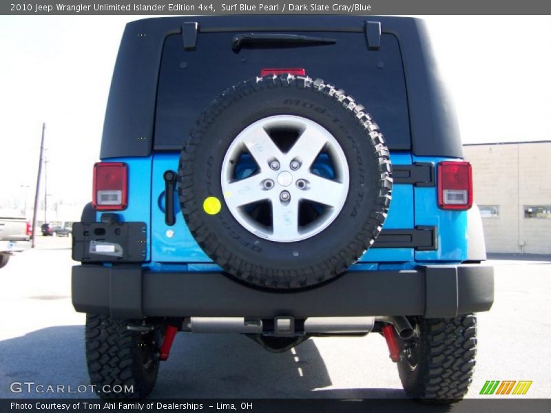 Surf Blue Pearl / Dark Slate Gray/Blue 2010 Jeep Wrangler Unlimited Islander Edition 4x4