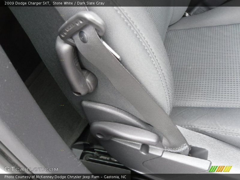 Stone White / Dark Slate Gray 2009 Dodge Charger SXT