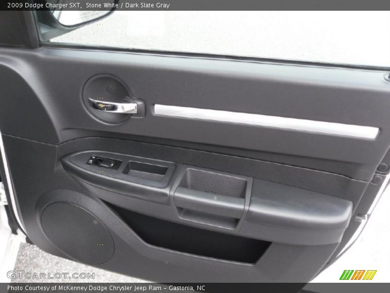 Stone White / Dark Slate Gray 2009 Dodge Charger SXT