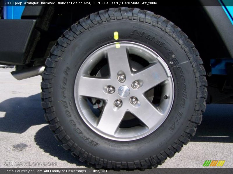 Surf Blue Pearl / Dark Slate Gray/Blue 2010 Jeep Wrangler Unlimited Islander Edition 4x4
