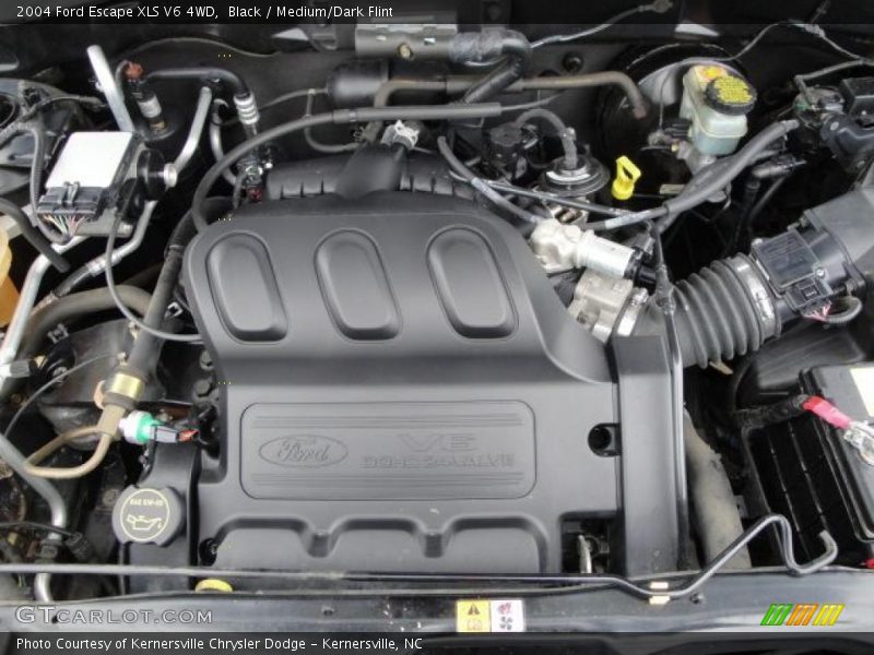 Black / Medium/Dark Flint 2004 Ford Escape XLS V6 4WD