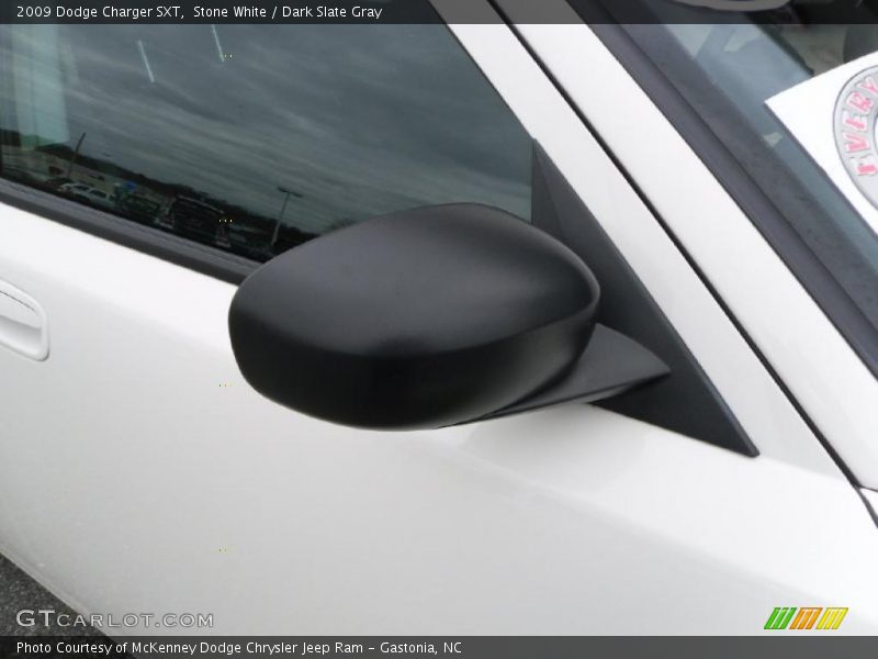Stone White / Dark Slate Gray 2009 Dodge Charger SXT