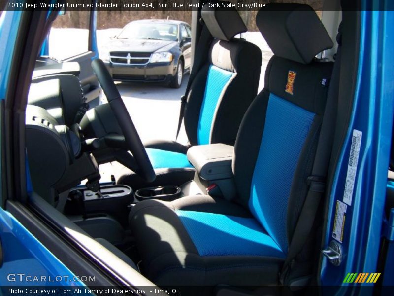 Surf Blue Pearl / Dark Slate Gray/Blue 2010 Jeep Wrangler Unlimited Islander Edition 4x4
