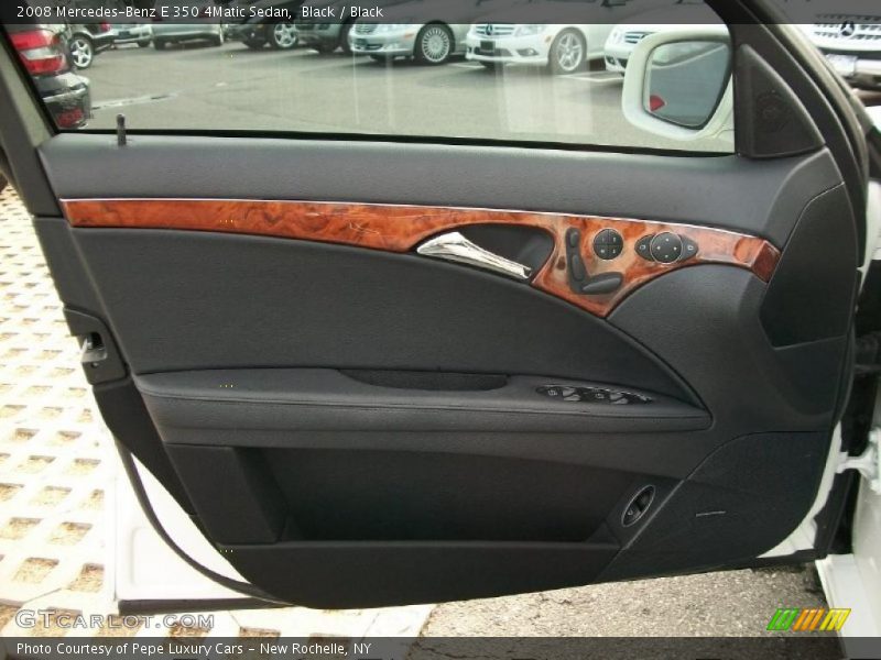 Black / Black 2008 Mercedes-Benz E 350 4Matic Sedan