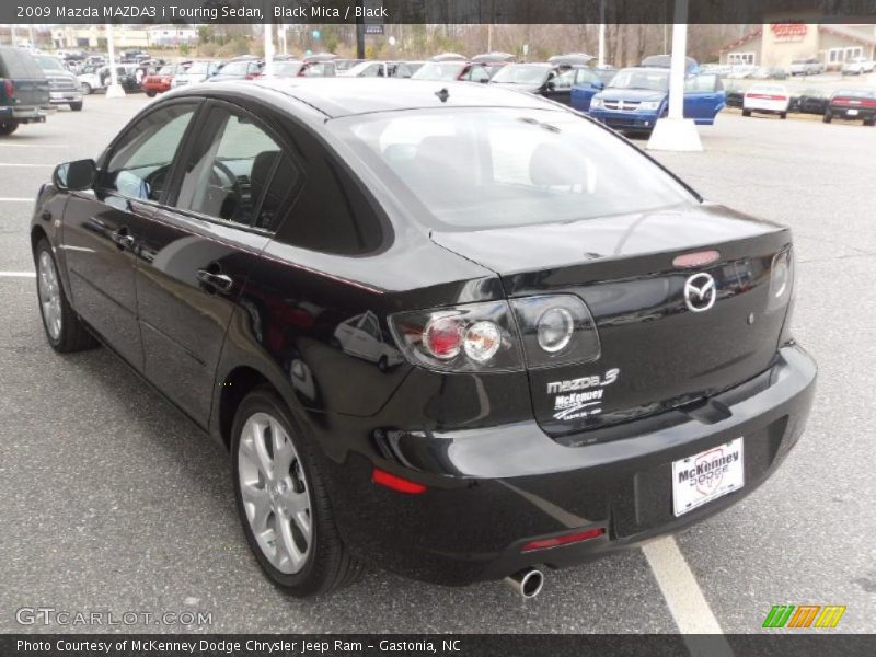 Black Mica / Black 2009 Mazda MAZDA3 i Touring Sedan