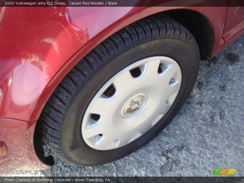 Canyon Red Metallic / Black 2000 Volkswagen Jetta GLS Sedan