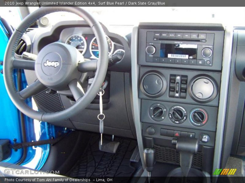 Surf Blue Pearl / Dark Slate Gray/Blue 2010 Jeep Wrangler Unlimited Islander Edition 4x4