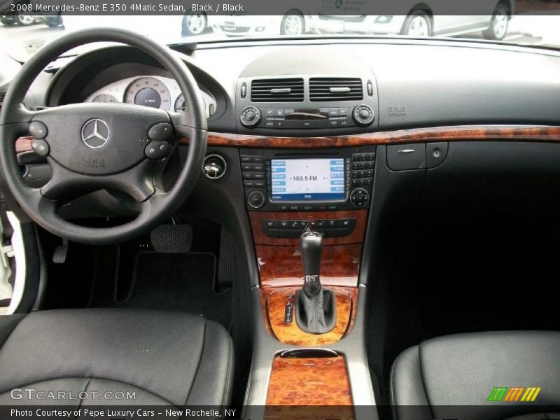 Black / Black 2008 Mercedes-Benz E 350 4Matic Sedan