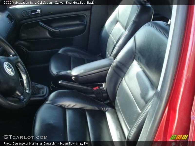 Canyon Red Metallic / Black 2000 Volkswagen Jetta GLS Sedan