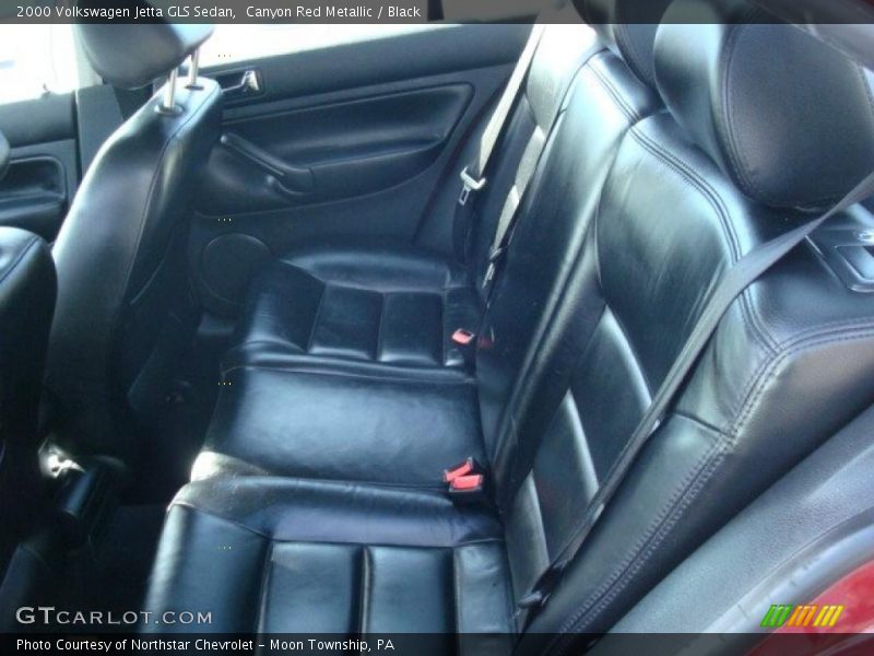 Canyon Red Metallic / Black 2000 Volkswagen Jetta GLS Sedan