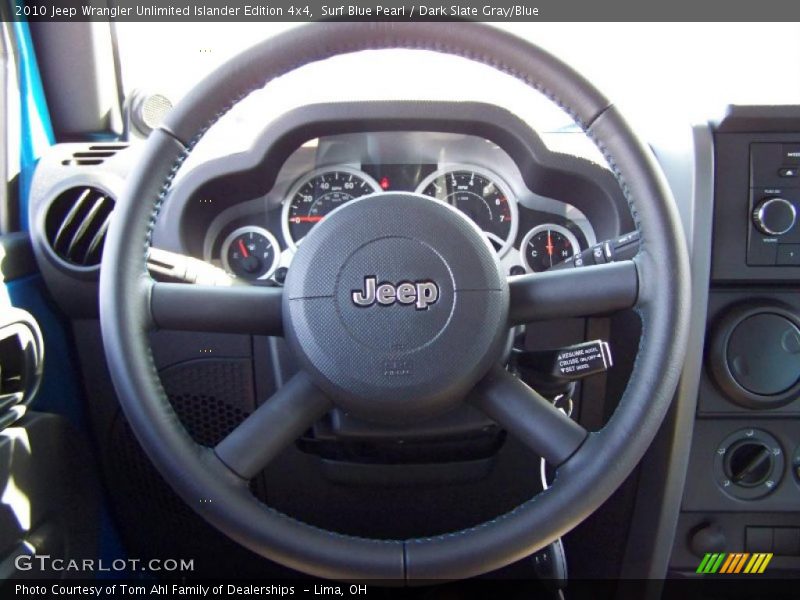 Surf Blue Pearl / Dark Slate Gray/Blue 2010 Jeep Wrangler Unlimited Islander Edition 4x4