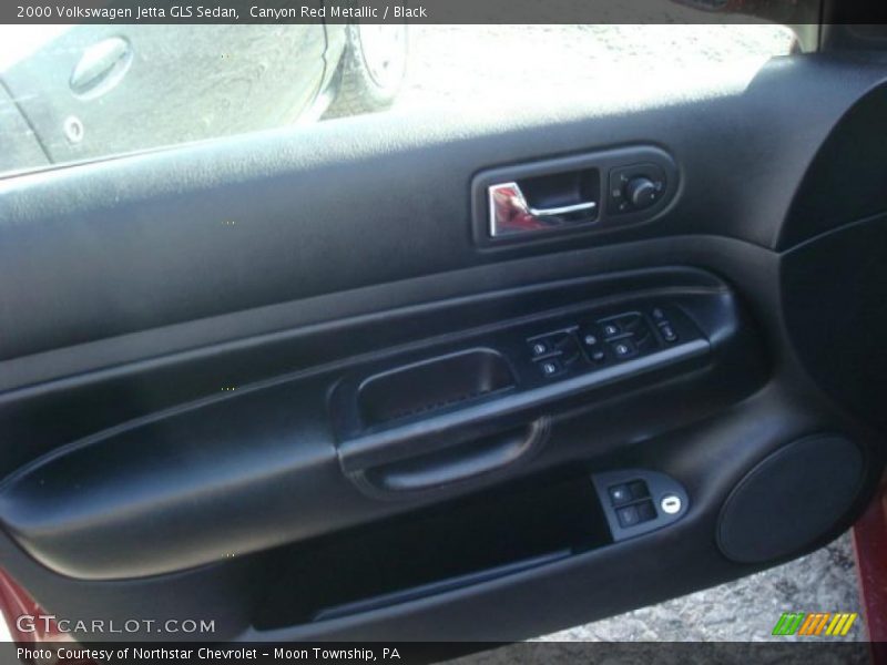 Canyon Red Metallic / Black 2000 Volkswagen Jetta GLS Sedan