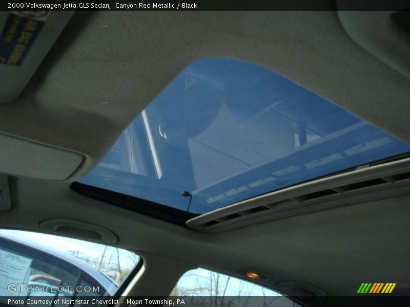 Canyon Red Metallic / Black 2000 Volkswagen Jetta GLS Sedan