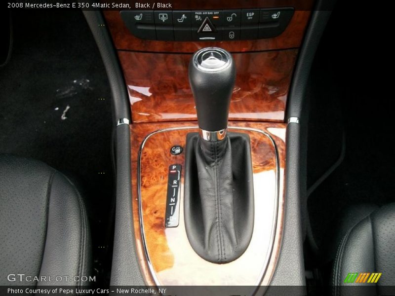 Black / Black 2008 Mercedes-Benz E 350 4Matic Sedan