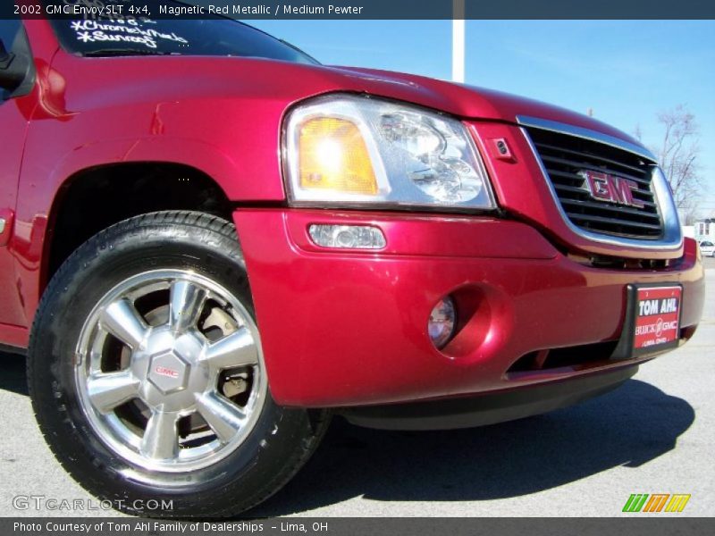Magnetic Red Metallic / Medium Pewter 2002 GMC Envoy SLT 4x4