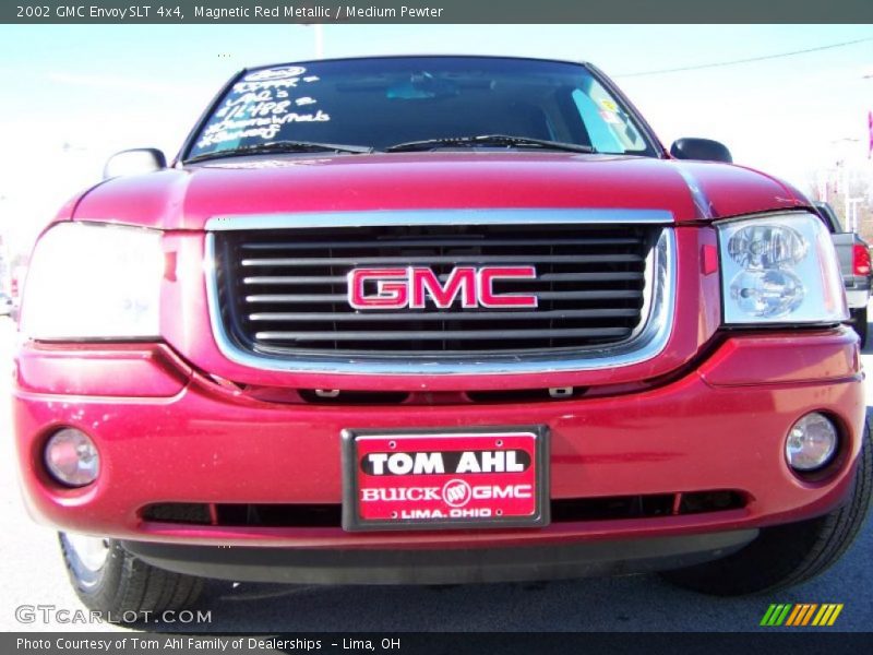 Magnetic Red Metallic / Medium Pewter 2002 GMC Envoy SLT 4x4