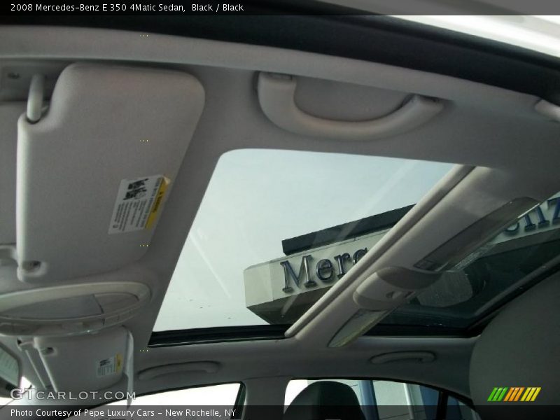 Black / Black 2008 Mercedes-Benz E 350 4Matic Sedan
