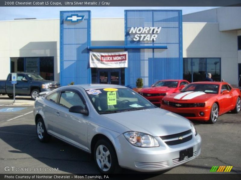 Ultra Silver Metallic / Gray 2008 Chevrolet Cobalt LS Coupe