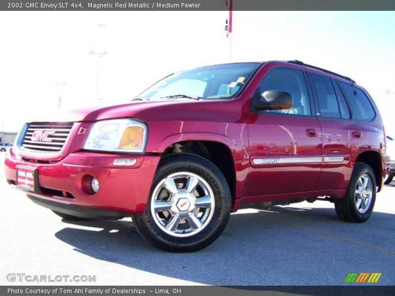 Magnetic Red Metallic / Medium Pewter 2002 GMC Envoy SLT 4x4