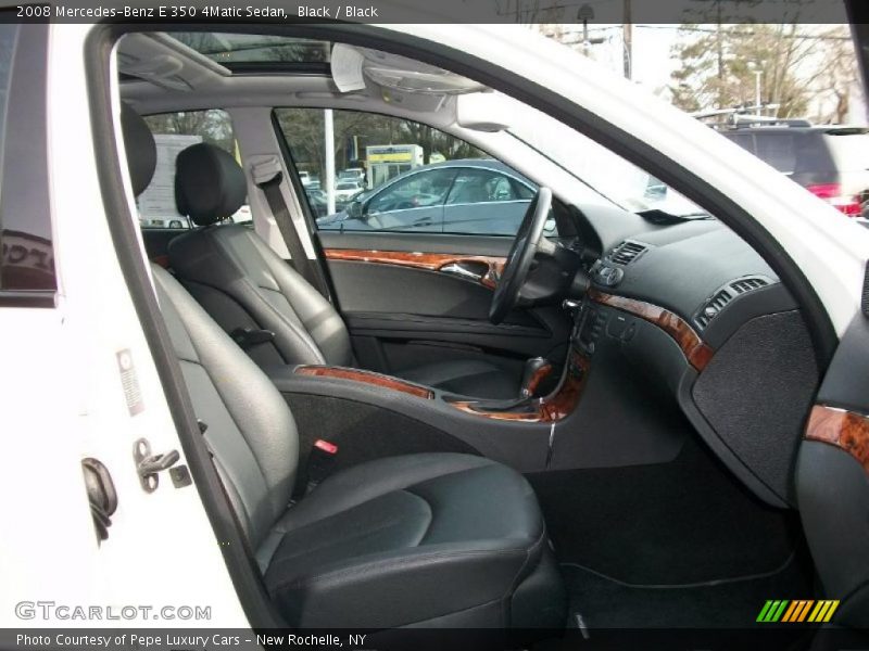 Black / Black 2008 Mercedes-Benz E 350 4Matic Sedan
